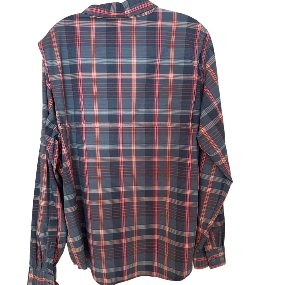 Columbia Mens Large‎ Plaid Button Up Long Sleeve Shirt Outdoor